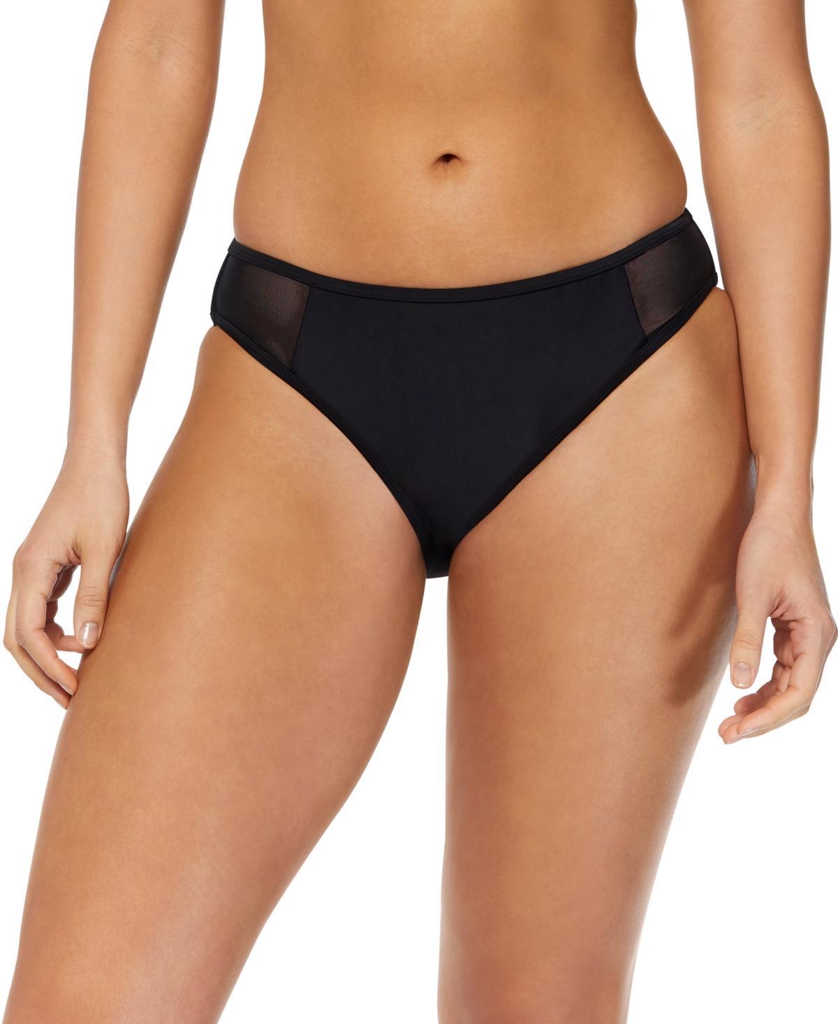 Reebok Womens Mesh-Side Hipster Bikini Bottoms Product Image