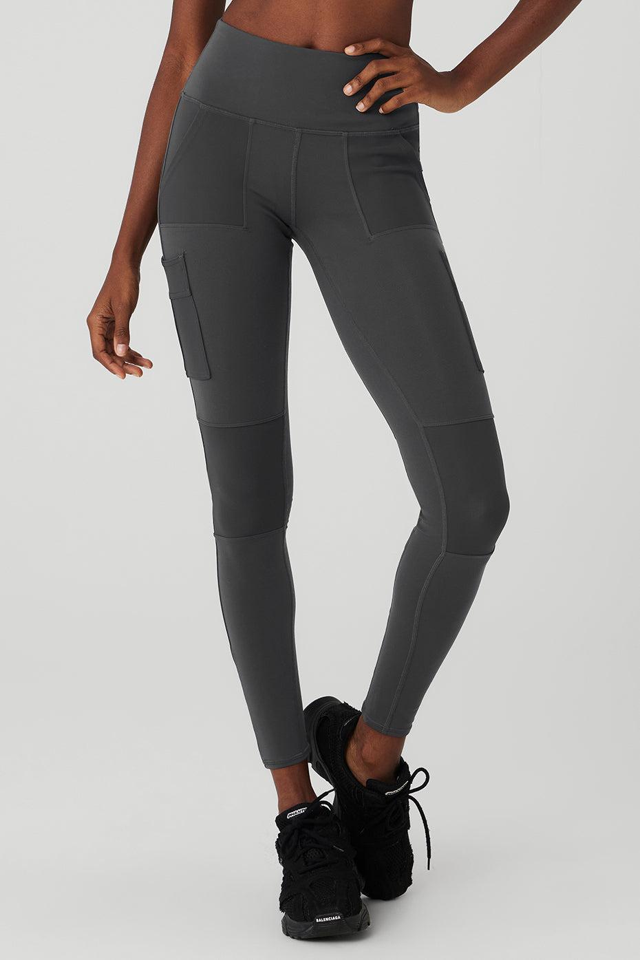 High-Waist Cargo Legging Grey | Alo Yoga Product Image