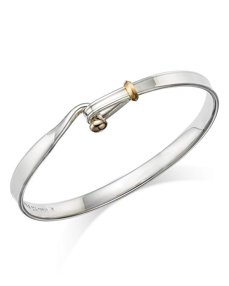 Georg Jensen Sterling Silver & 18K Yellow Gold Torun Bangle Bracelet Product Image