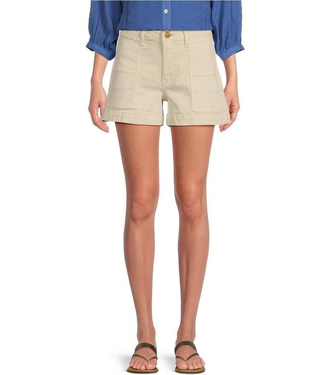 Kut From The Kloth Jane High Rise Pork Chop Pockets Cargo Short Product Image