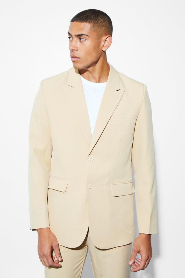 Relaxed Fit Single Breasted Suit Jacket | boohooMAN USA Product Image