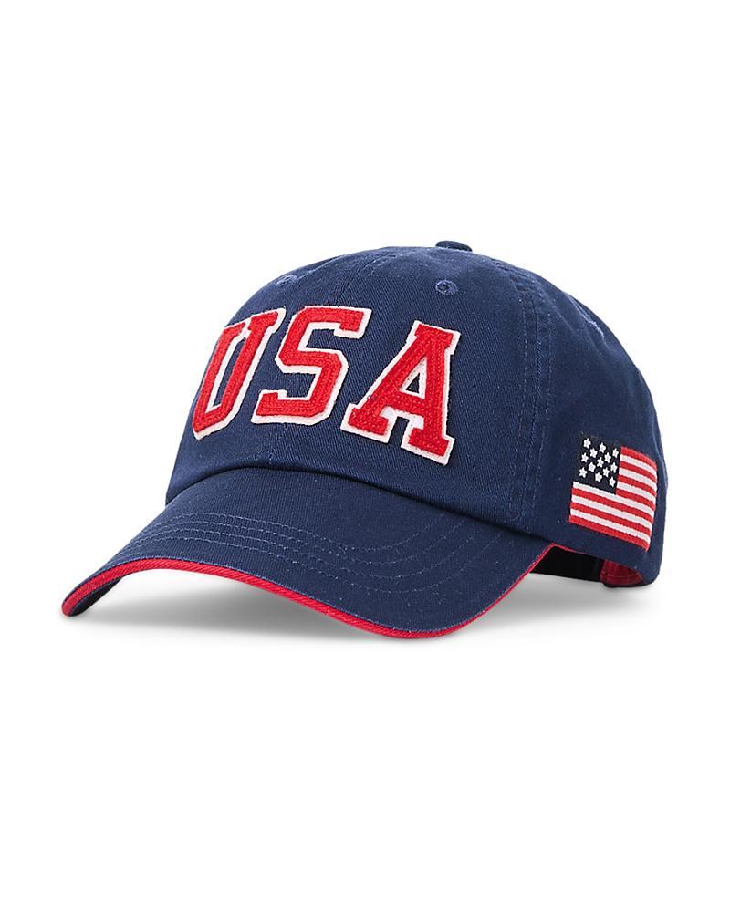 Men's Team Usa Twill Ball Cap In Navy Product Image