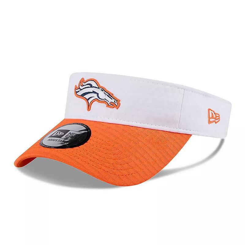 Mens New Era /Orange Denver Broncos 2024 NFL Training Camp Adjustable Visor Product Image