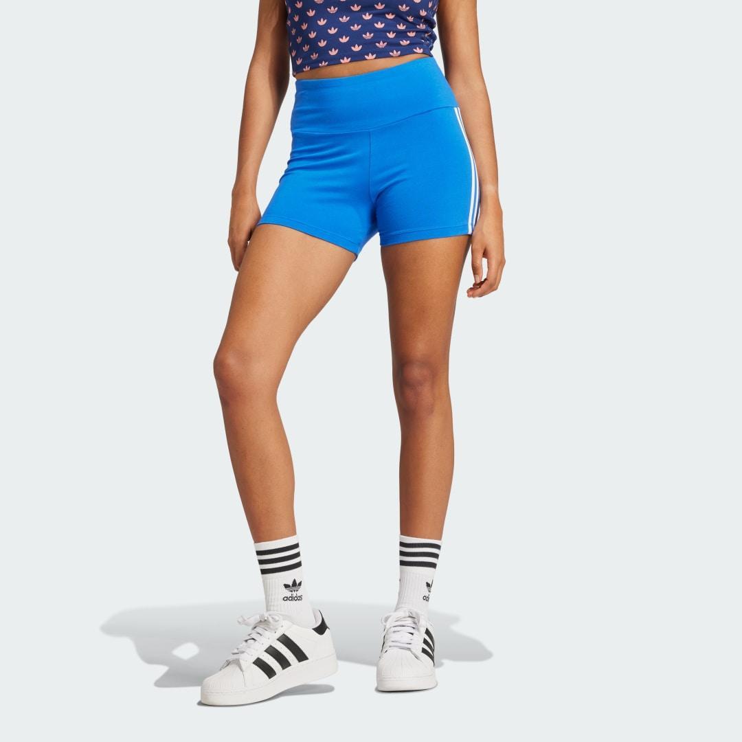 adidas Originals Womens adidas Originals 3 Stripe Booty Shorts - Womens Better Scarlet/White Product Image