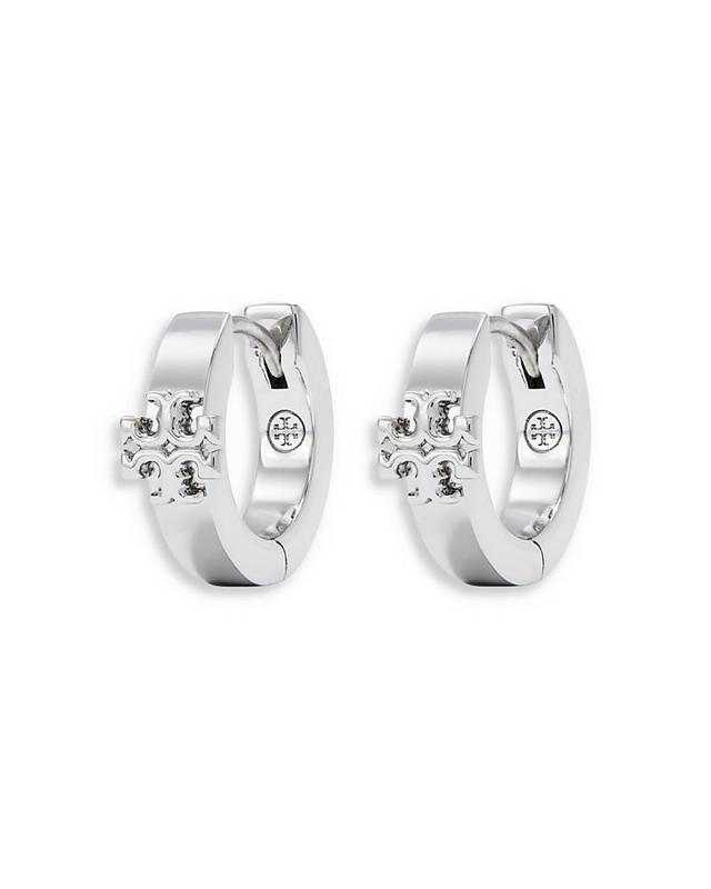 Tory Burch Kira Crystal Huggie Hoop Earrings Product Image