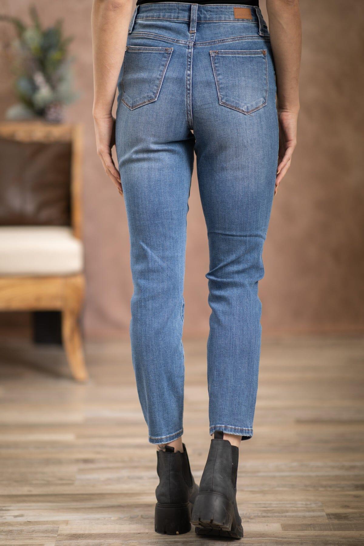 Judy Blue Medium Wash Slim Fit Jeans Product Image