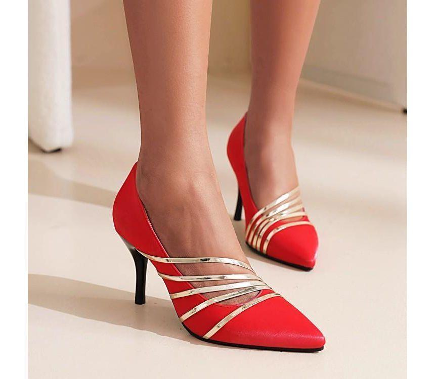 High-Heel Pointed Pumps Product Image