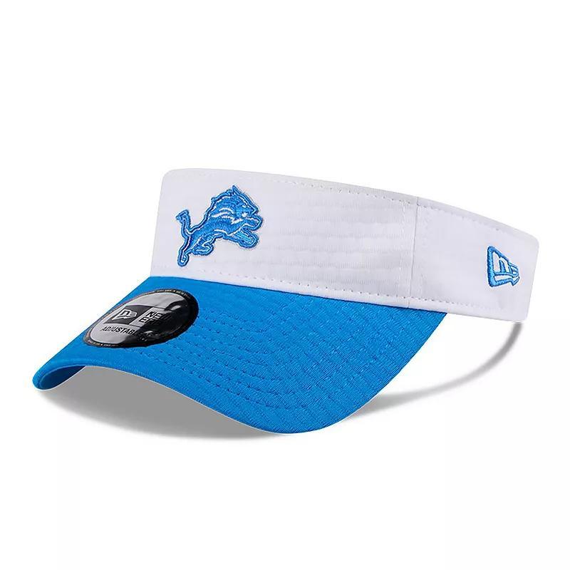 Mens New Era /Blue Detroit Lions 2024 NFL Training Camp Adjustable Visor Product Image