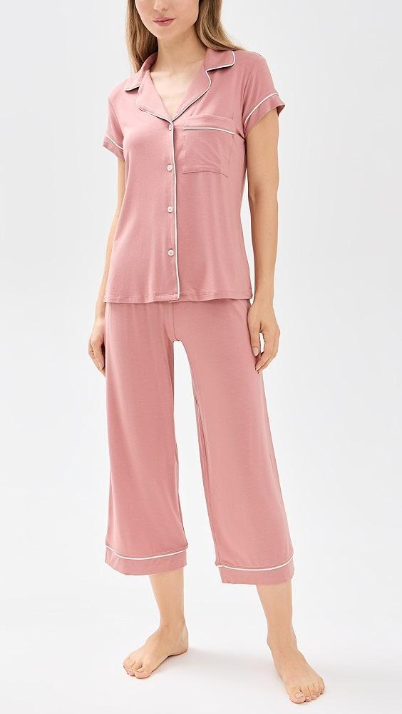 Eberjey Gisele - The Tencel Modal Crop PJ Set | Shopbop Product Image