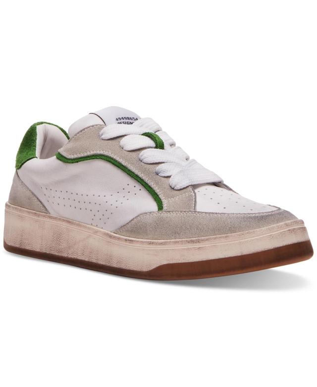 Steve Madden Alec Leather and Suede Sneakers Product Image