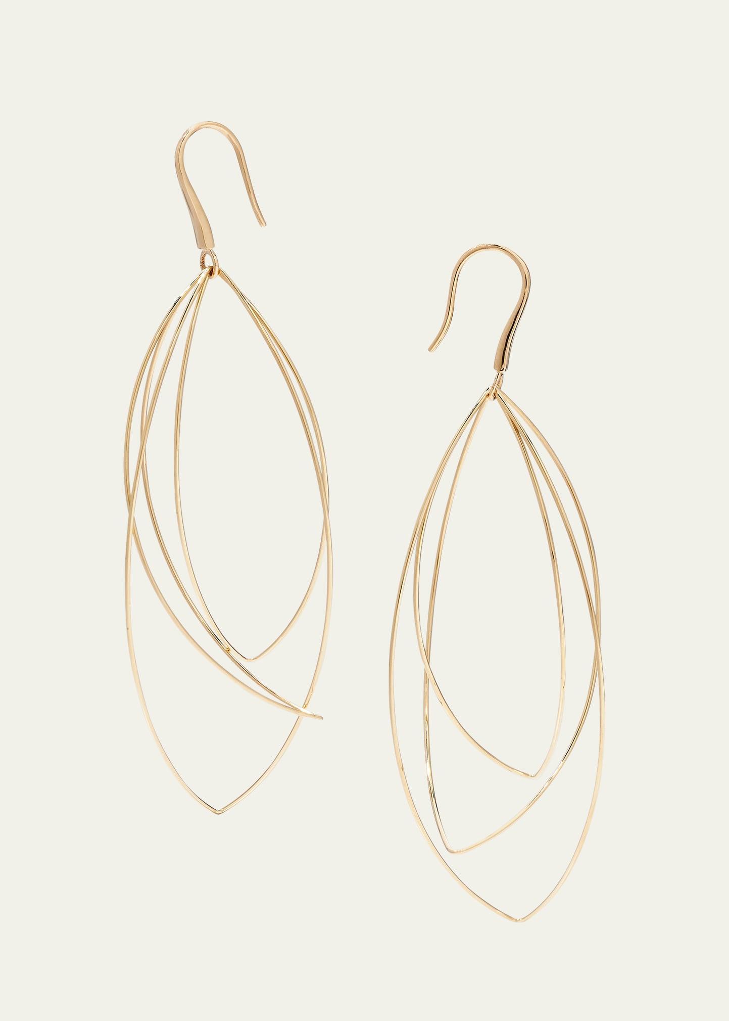 Lana Marquise Wire Drop Earrings Product Image