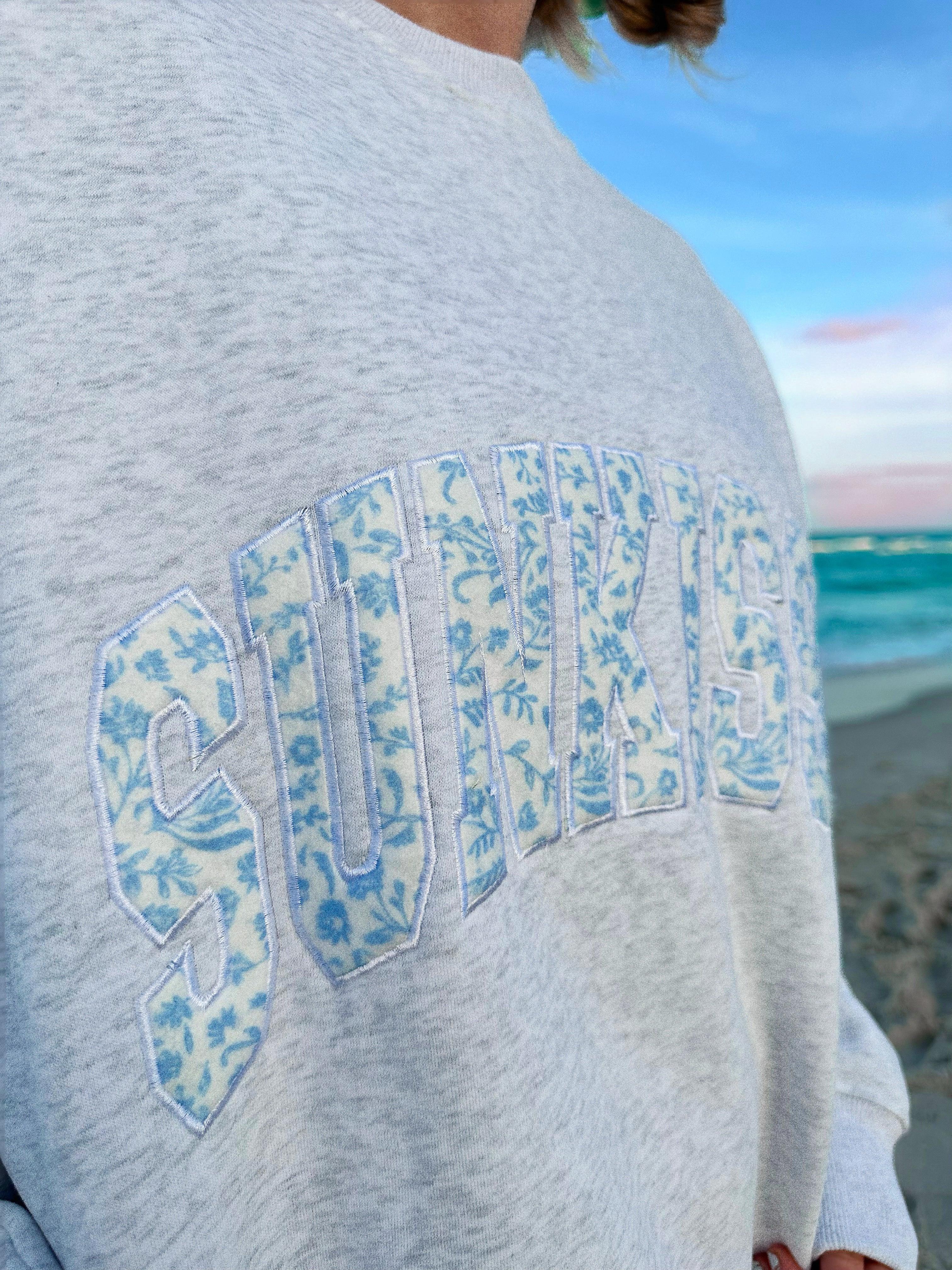 Floral Sunkissed Embroider Sweatshirt Product Image