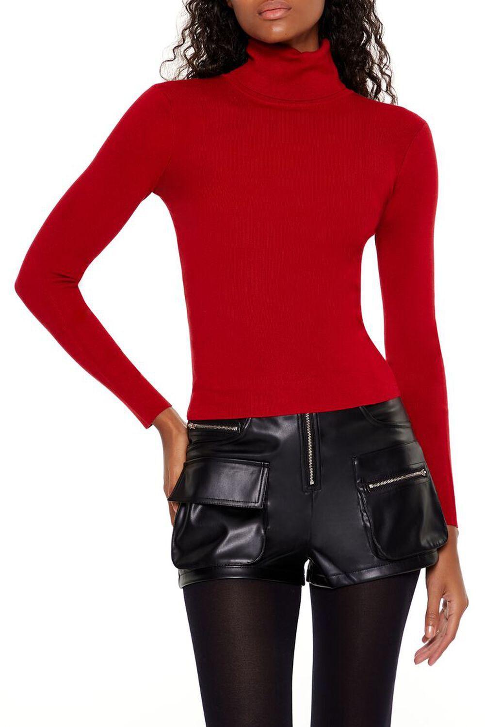 Fitted Turtleneck Sweater | Forever 21 Product Image