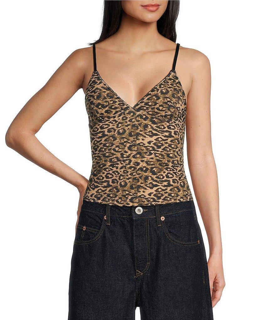 BDG Urban Outfitters Taime Leopard Print Camisole Product Image