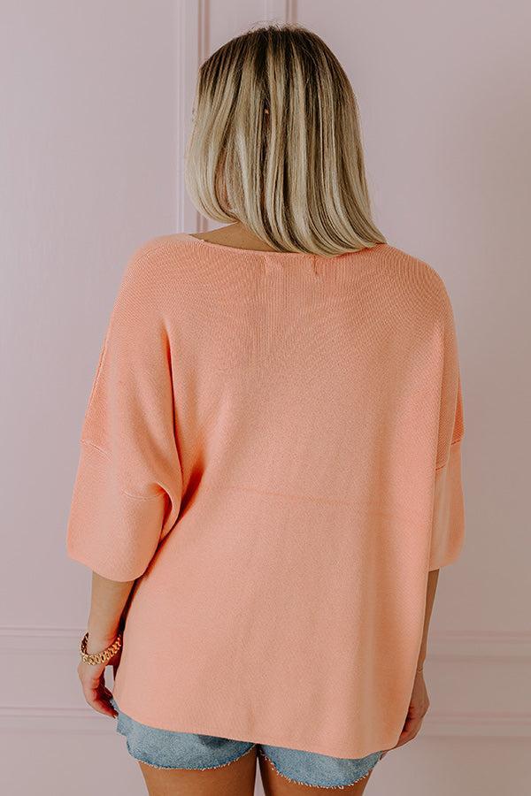 Casual Chic Shift Top in Light Coral Product Image