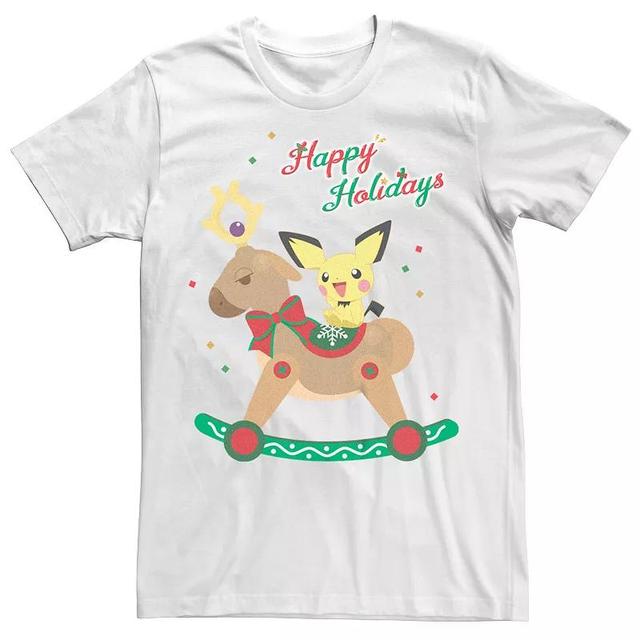 Mens Pokemon Rockin Reindeer Happy Holidays Tee Product Image