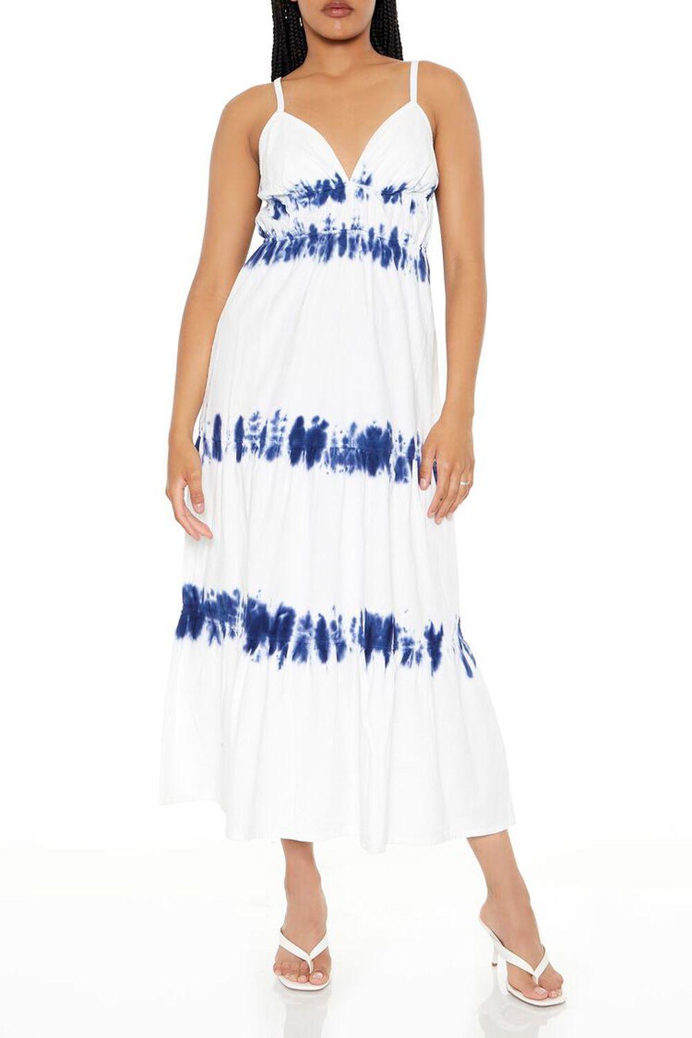 Twill Tie-Dye Cami Maxi Dress | Forever 21 product image