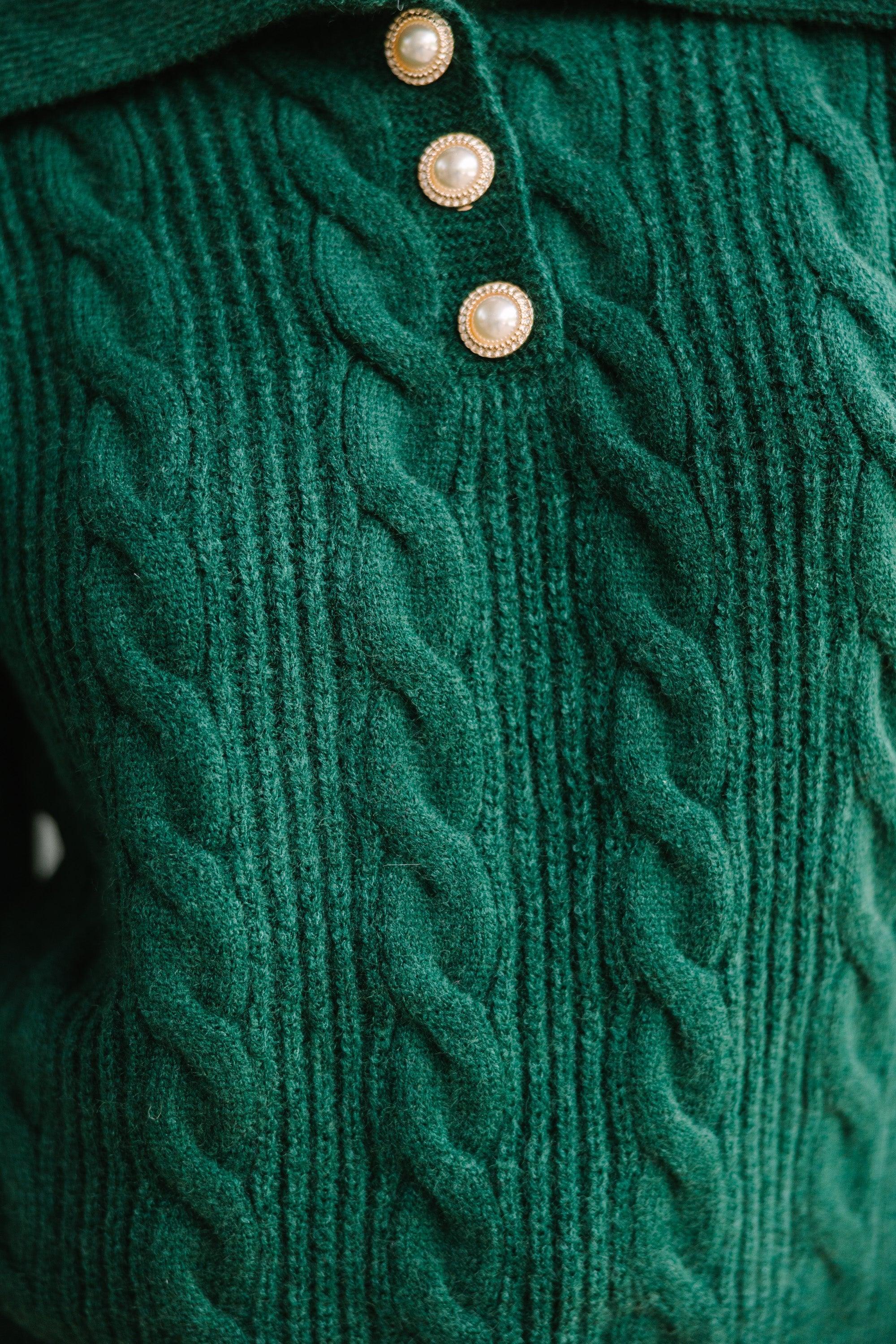 Carry On Emerald Green Sweater Female Product Image