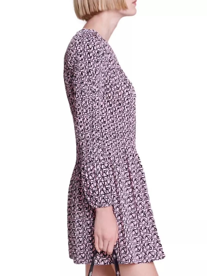 Short Patterned Dress Product Image