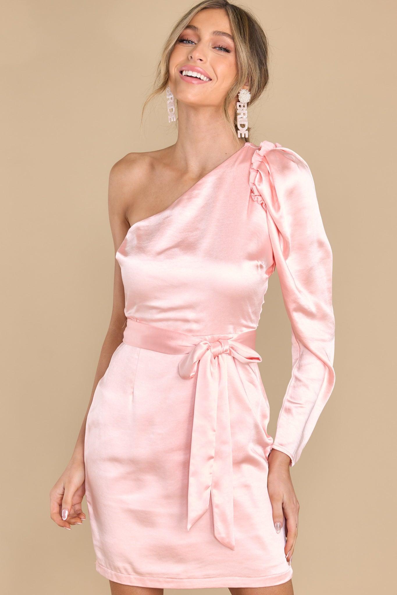 Wish For More Blush Dress Pink Product Image