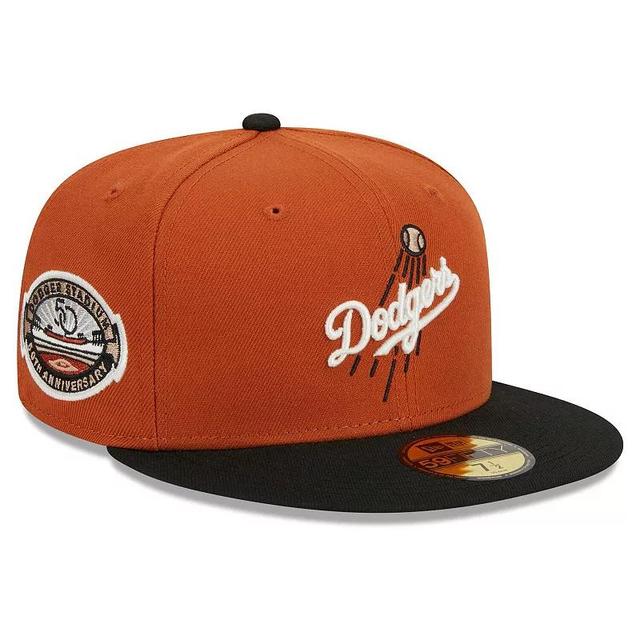 Mens New Era /Black Los Angeles Dodgers 59FIFTY Fitted Hat Product Image