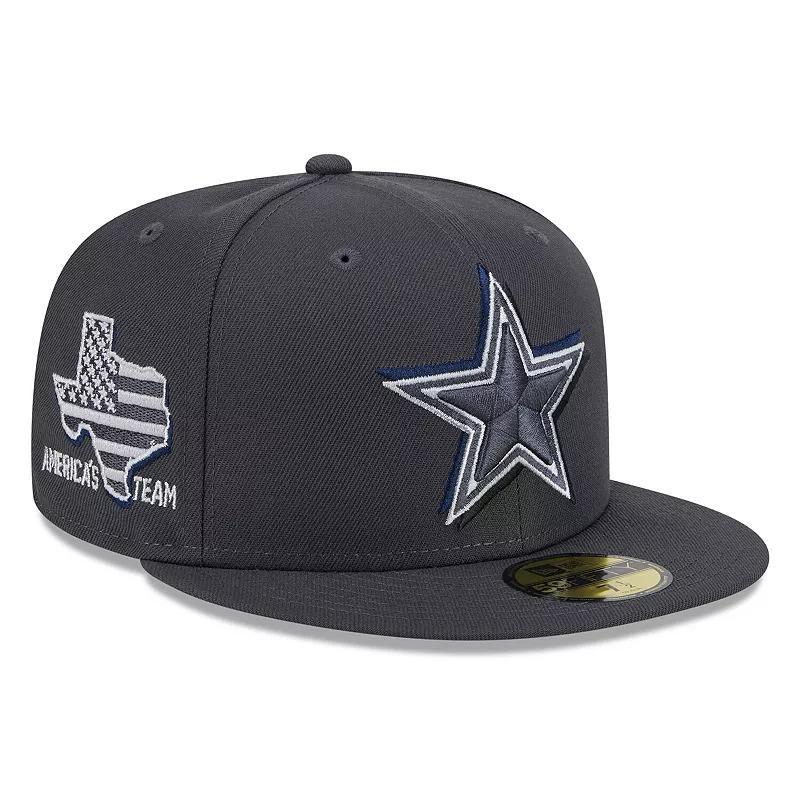 Mens New Era Graphite Dallas Cowboys Official 2024 NFL Draft On Stage 59FIFTY Fitted Hat Product Image