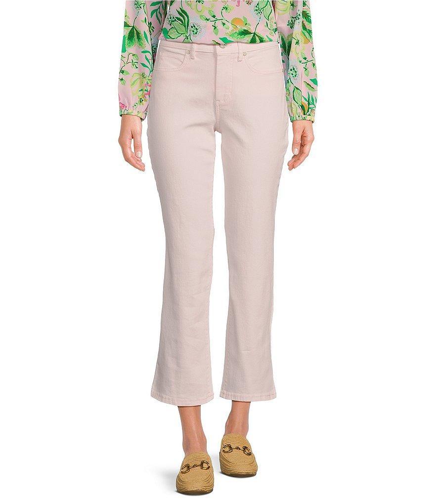 Lilly Pulitzer Annet High Rise Crop Flare Denim Jeans Product Image