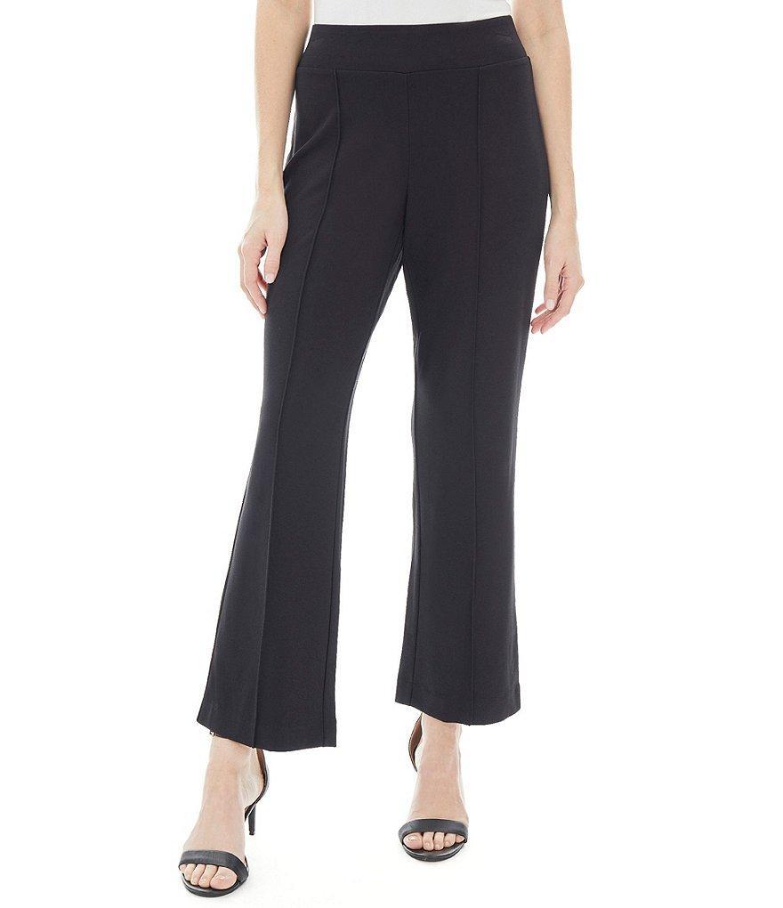 Jones New York Pintuck Lightweight Wide Leg High Rise Pull-On Knit Pants Product Image