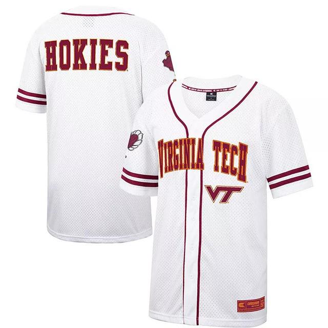 Mens Colosseum /Maroon Virginia Tech Hokies Free Spirited Baseball Jersey Product Image