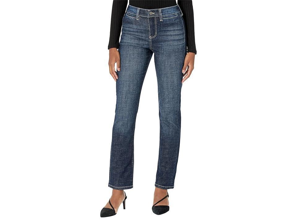 Liverpool Los Angeles Petite Kennedy High-Rise Straight Jeans w/ Welt Pockets 30 in Castle (Castle) Women's Jeans Product Image