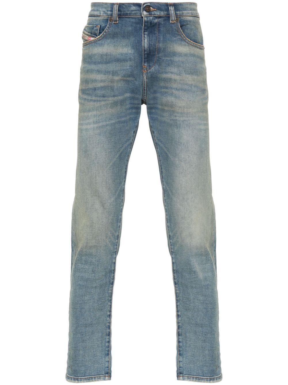 2019 D-strukt 09h50 Mid-rise Slim-fit Jeans In Blue Product Image