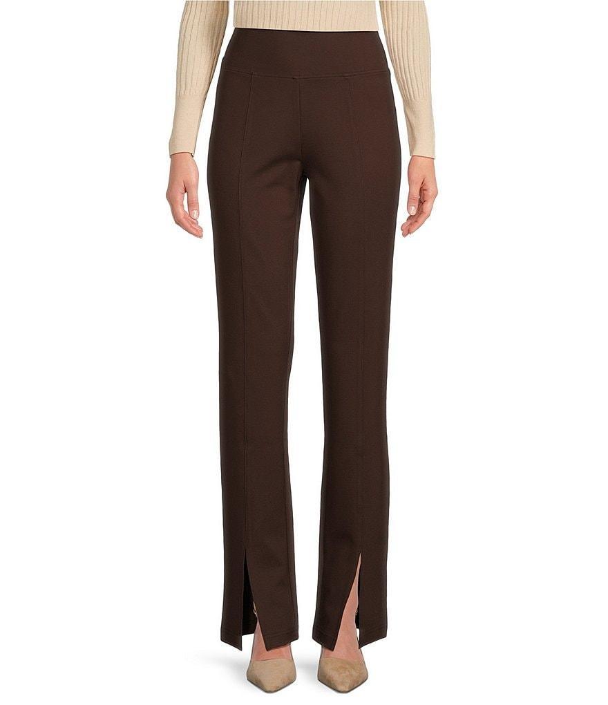 tyler boe Margie Ponte Elastic Waist Front Seam Flat Front Pants Product Image