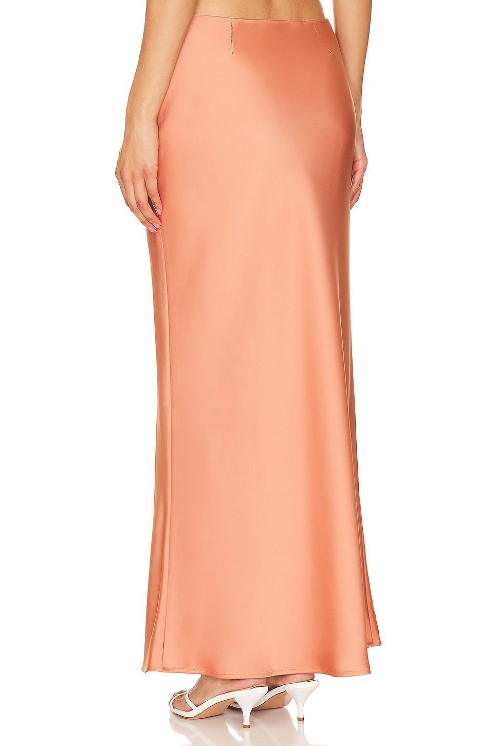 Lovers and Friends Miranda Maxi Skirt in Apricot Orange Product Image