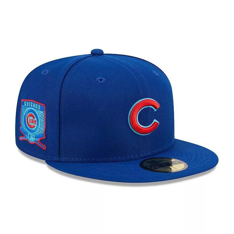 Mens New Era Royal Chicago Cubs 2023 MLB Fathers Day On-Field 59FIFTY Fitted Hat Product Image