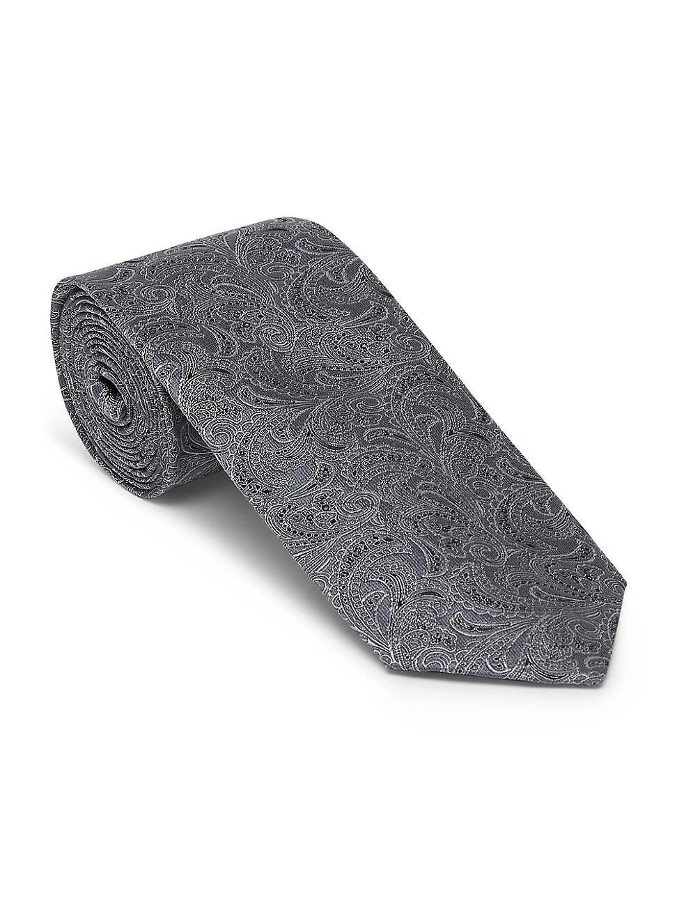 Mens Paisley Silk Tie Product Image