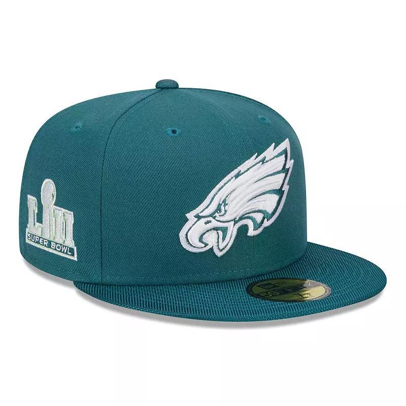 Mens New Era Midnight Philadelphia Eagles Active Ballistic 59FIFTY Fitted Hat Product Image