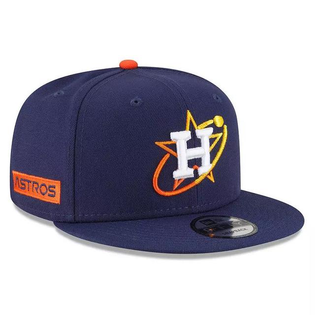 Mens New Era Houston Astros 2022 City Connect 9FIFTY Snapback Adjustable Hat, Blue Product Image