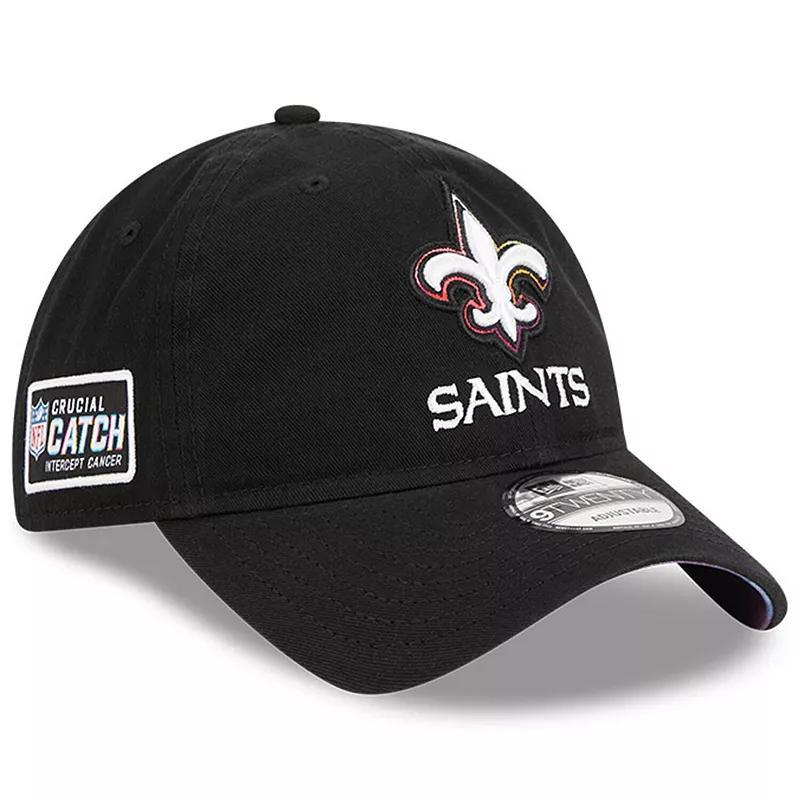 Mens New Era New Orleans Saints 2023 NFL Crucial Catch 9TWENTY Adjustable Hat Product Image