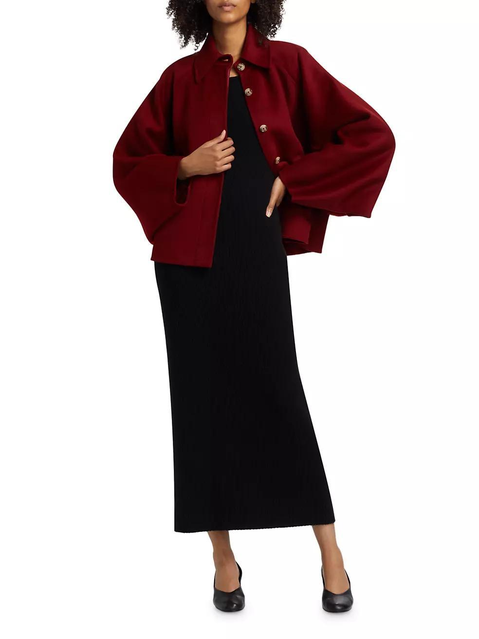 Wool & Cashmere Crop Coat Product Image