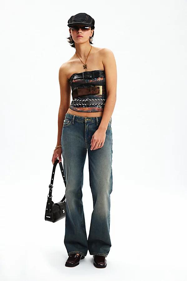 GUESS JEANS G80 Mid-Rise Straight Jean Womens at Urban Outfitters Product Image