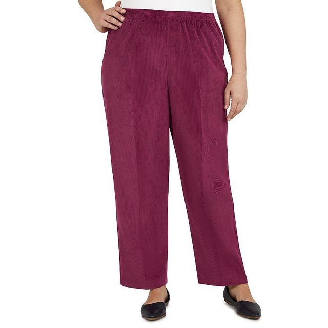 Plus Size Alfred Dunner Classics Pull-On Straight-Leg Pants, Womens Product Image