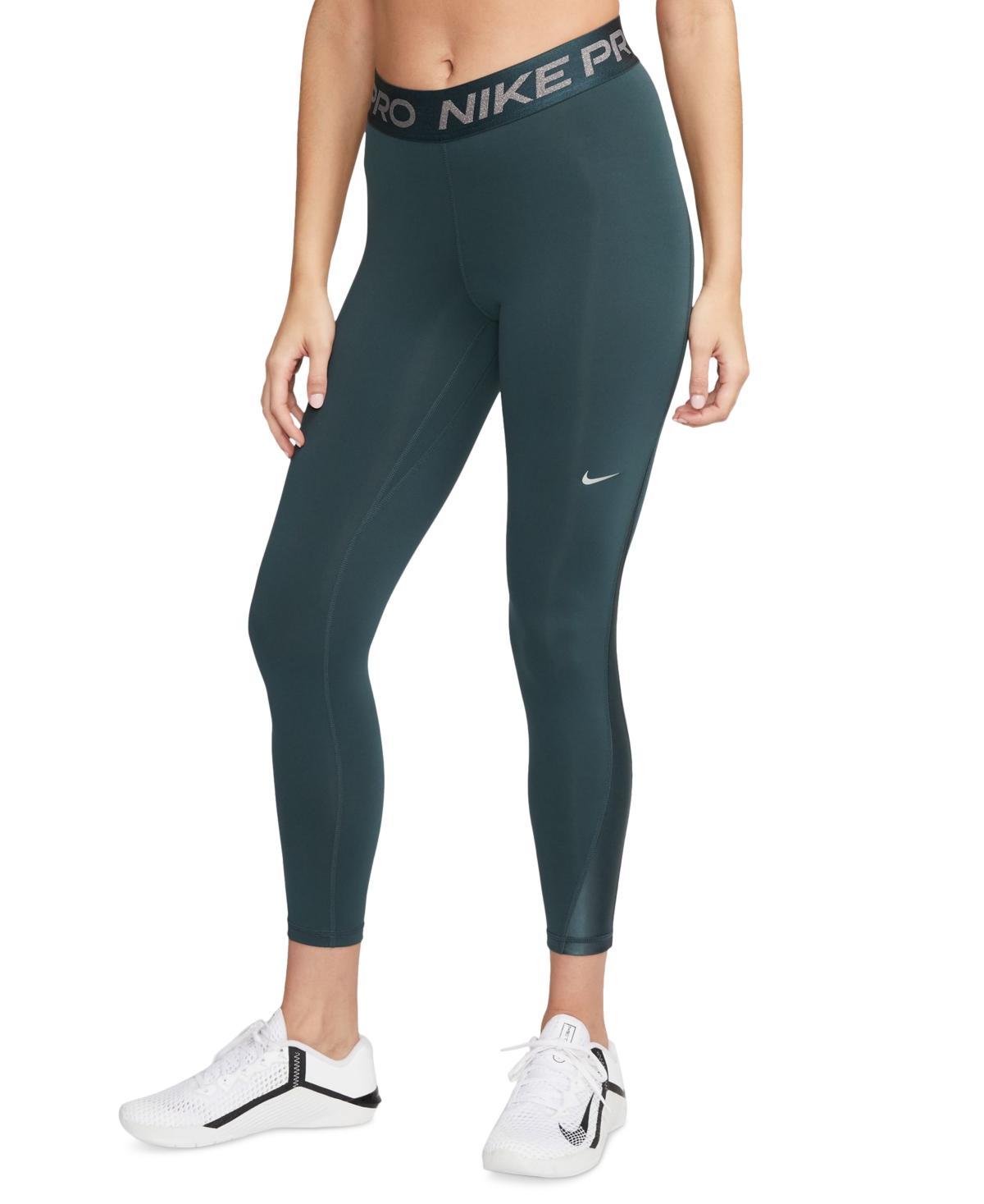 Nike Womens Pro Mid-Rise 7/8 Leggings - Black Product Image