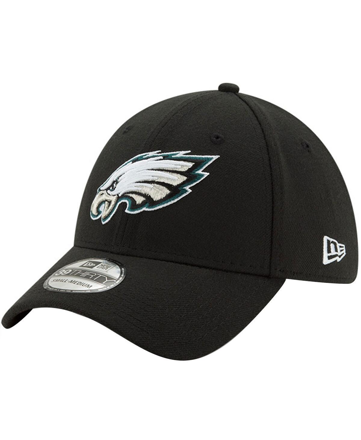 Mens New Era Black Philadelphia Eagles 39THIRTY Fitted Hat Product Image