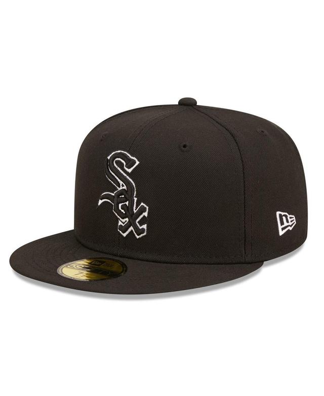 Men's New Era Chicago White Sox  Black on Black Dub 59FIFTY Fitted Hat Product Image