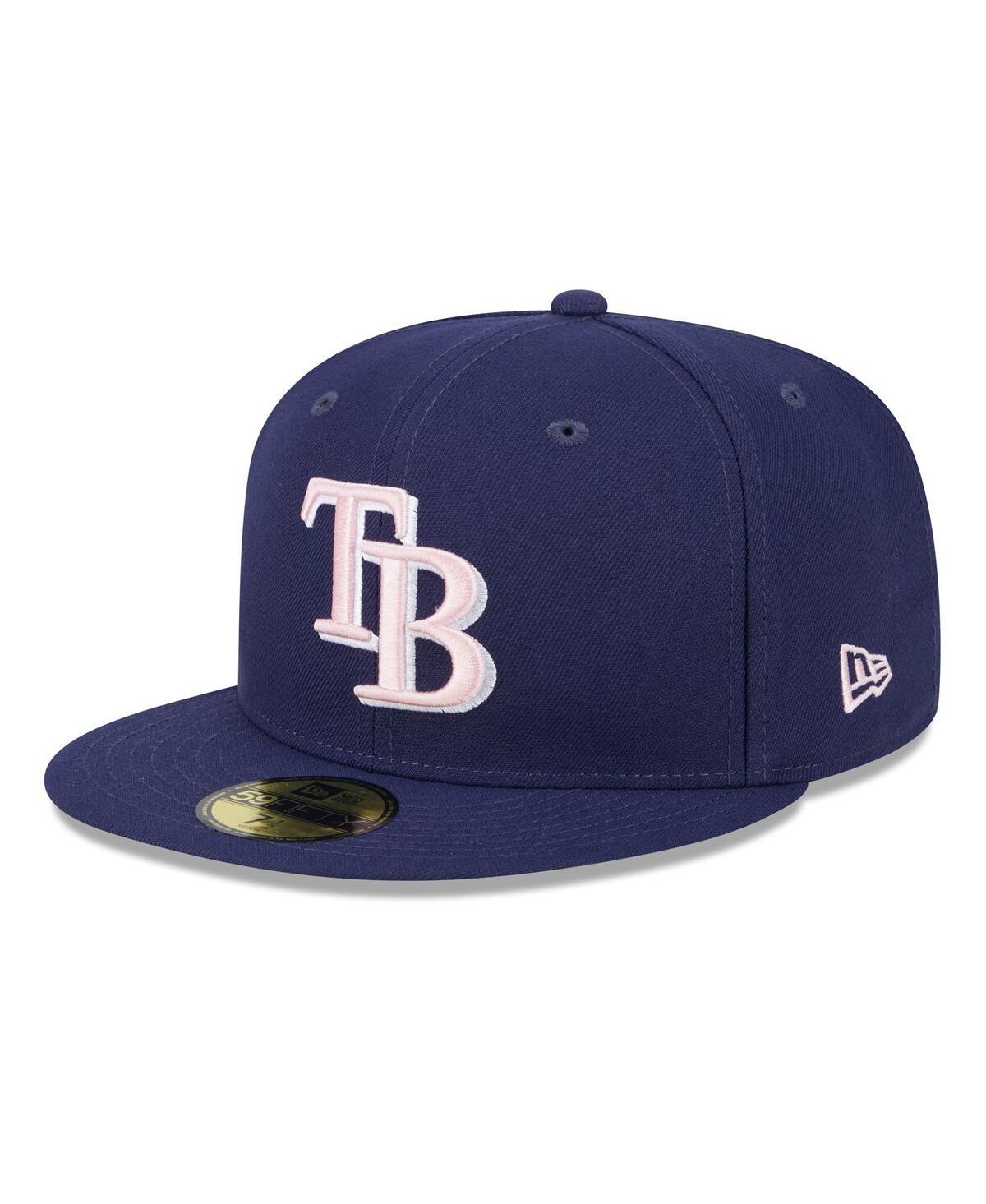 Mens New Era Tampa Bay Rays 2024 Mothers Day On-Field 59FIFTY Fitted Hat Blue Product Image