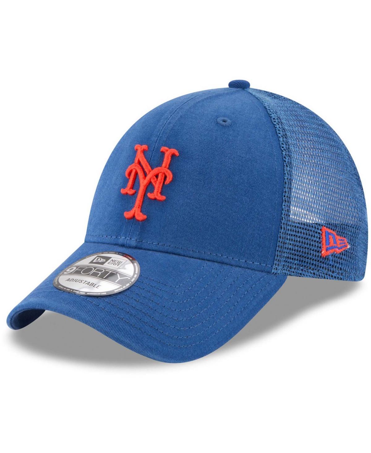 Mens Royal New York Mets Trucker 9Forty Adjustable Snapback Hat Product Image