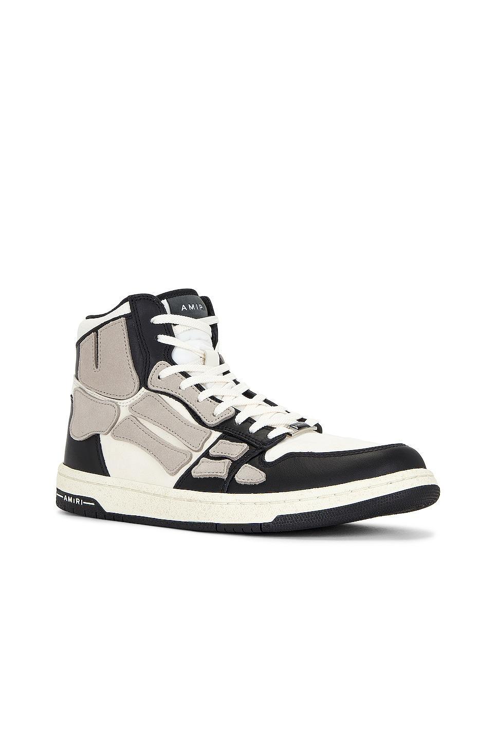 Amiri Skeltop High Sneaker in Black Product Image