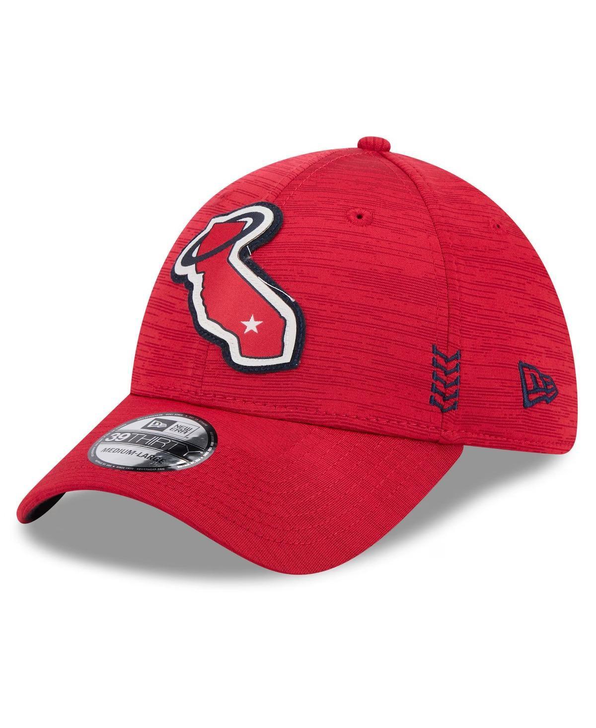 Mens New Era Los Angeles Angels 2024 Clubhouse 39THIRTY Flex Fit Hat Product Image