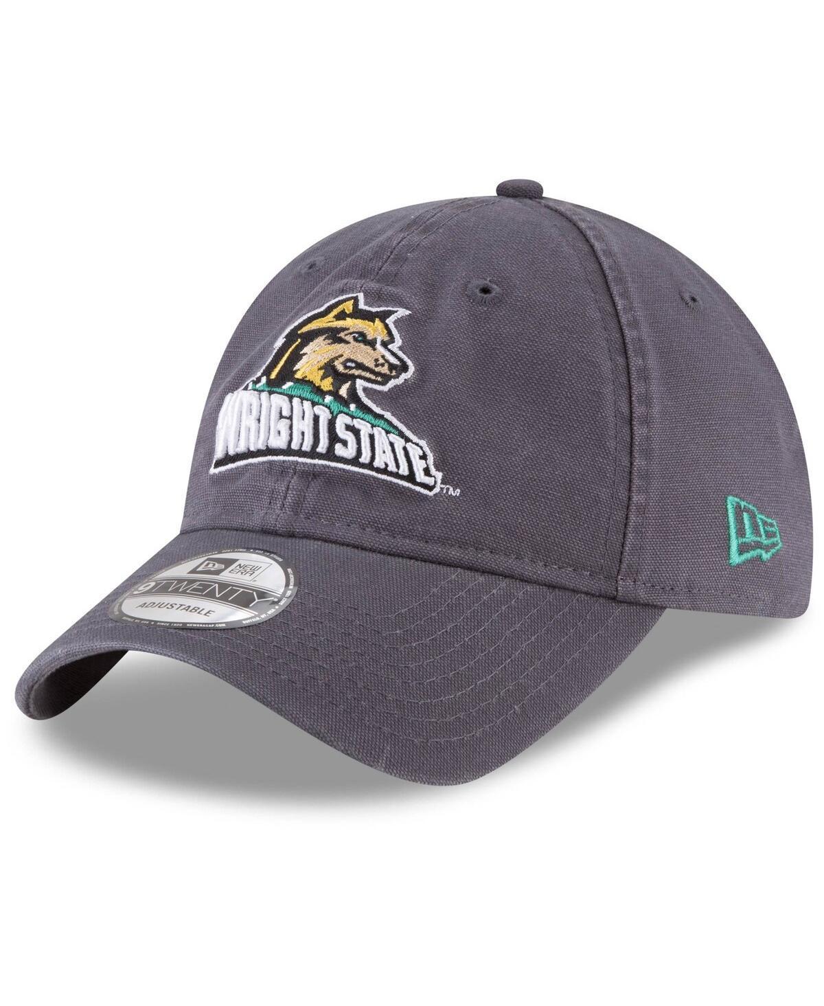 Mens New Era Gray Wright State Raiders Core 9TWENTY Adjustable Hat Product Image