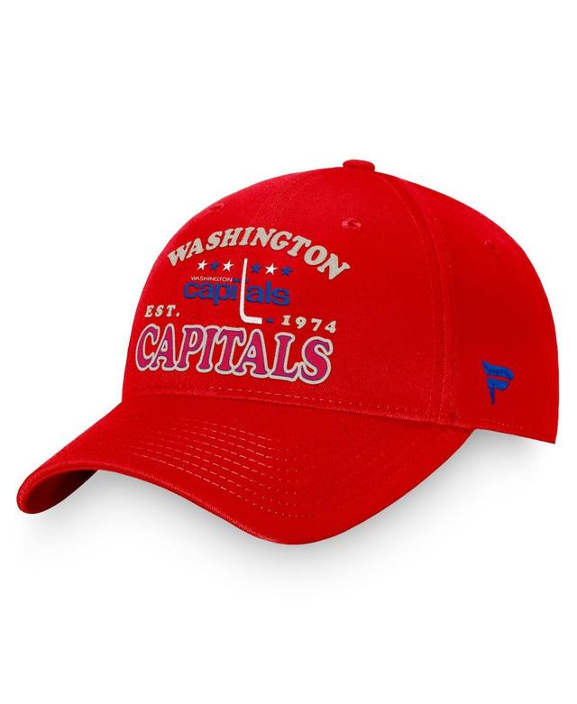 Mens Fanatics Branded Washington Capitals Heritage Vintage Adjustable Hat Product Image